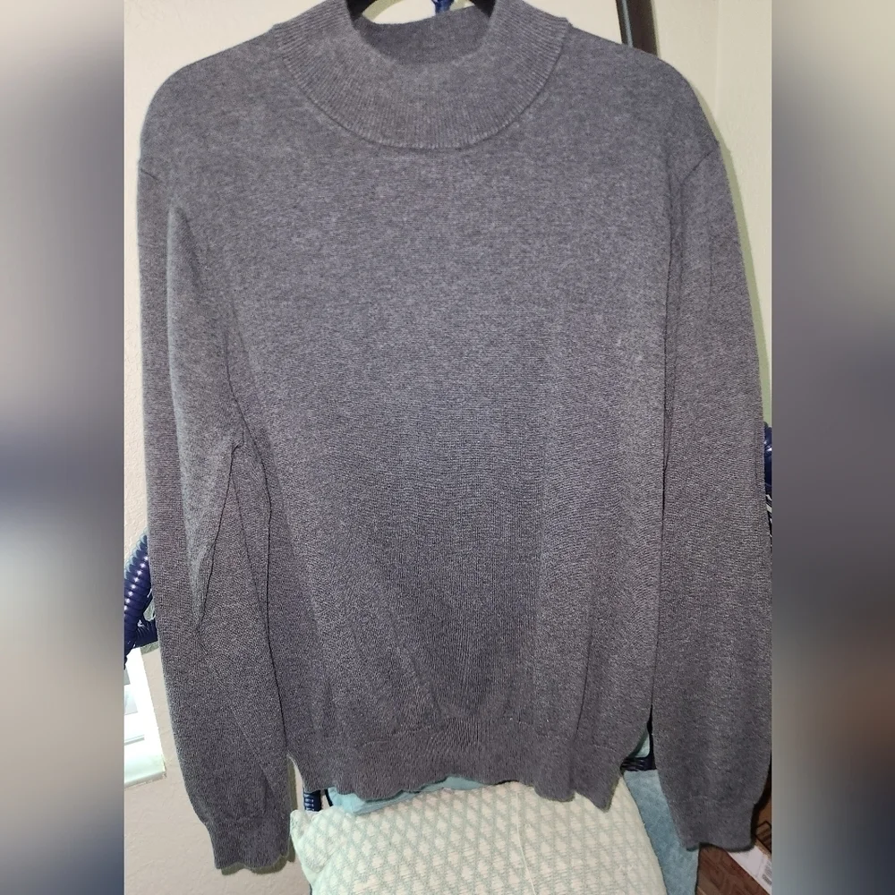 JoS A Bank Mens Pima Cotton Sweater sz L